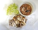 ご飯のお供に♪冷凍きのことサバ缶の甘辛煮作り方1写真