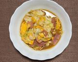 卵🥚＆ベーコン🥓＆キャベツ🥬炒め😃作り方2写真