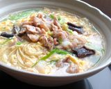 【 豚こまときくらげのあんかけラーメン〗作り方9写真