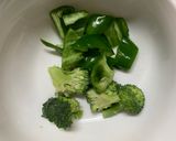 お一人様簡単洋風梅タルタル味豆腐野菜炒め作り方6写真