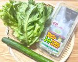 簡単⭐︎ 夏にピッタリ サラダうどん作り方1写真