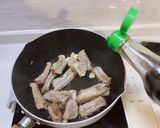 スペアリブとインゲン豆の煮込み料理と花巻作り方2写真