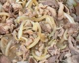 味がしっかり！すぐ出来る焼いて作る牛丼作り方3写真