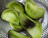 未完熟のトマトが落ちた!!!さて天ぷらにしよう作り方3写真