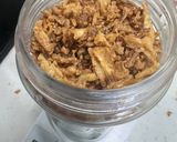 あみ海老と帆立と鰯油漬けとバジルのパスタ作り方8写真