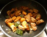 鶏肉とかぼちゃのごま味噌煮作り方5写真
