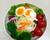 時短＆簡単☆サラダうどん♪作り方3写真