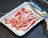 豚バラともやしのとん平焼き作り方1写真