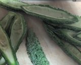 ゴーヤとブロッコリーの茎のチャンプルー作り方2写真