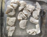 鶏むねレンジ蒸し タヒニソース作り方3写真