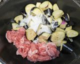 なすと豚こまの味噌炒め作り方2写真