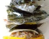 ２つ折握らないおにぎり作り方5写真