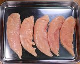 梅と青のり香る♪老舗のサクサクささみ鶏天作り方1写真