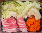豚バラキャベツの⭐ご飯がもりもり進むお味噌汁🤩🍚作り方1写真