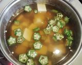 豆腐とオクラの和風あん汁作り方2写真