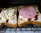 ☆簡単調理！ピザ風トーストサンド🍕作り方3写真