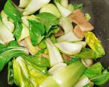 豚バラチンゲン菜炒め作り方3写真