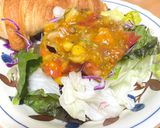 【覚書】トマト果汁消費！食べるハーブドレ作り方5写真
