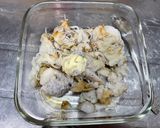 お弁当⭐︎レンチン7分⭐︎里芋としらすの煮物作り方7写真