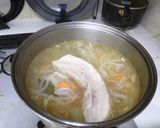 豚バラのカレーうどん　餅入り巾着入り作り方6写真