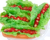 サンチュで簡単ホットドッグ!🌭作り方4写真