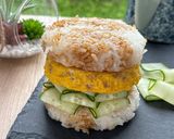 コンビーフハッシュでライスバーガー作り方6写真
