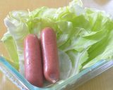 キャベツとミートソーセージのシュウマイ風作り方1写真