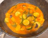 夏野菜で☆ズッキーニトマト無水カレー作り方8写真