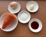 レンチン！甘さ引き立つ皮付き人参サラダ作り方1写真
