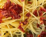 ドライトマトとイカワタのパスタ作り方9写真