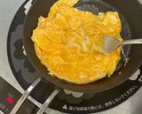 ゴーヤとふんわり卵の麦みそマヨ炒め作り方3写真
