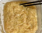 卵焼きフライパンでとんぺい焼き作り方1写真