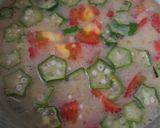 オクラとトマトのふわたまお味噌汁❣作り方2写真