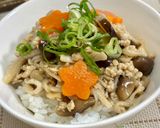 食欲の秋♡たっぷりきのこと鶏ミンチの旨み丼♪作り方9写真