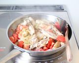 フランス料理【チキンのワインビネガー煮】作り方3写真