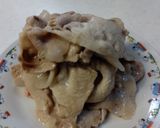 薄切り豚ロース丼。作り方2写真