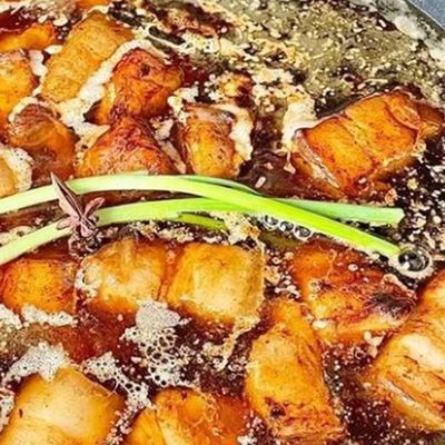 紅焼肉|多結晶氷砂糖で作る豚バラ肉の甘辛煮:工程7