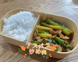 アスパラ炒め肉作り方5写真