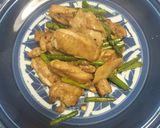 アスパラと鶏もも肉のガーリックバター作り方9写真