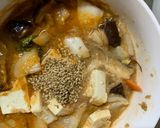 クリーミーピリ辛焼肉味豆腐入ナムル風炒煮作り方22写真