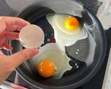 半熟目玉焼き作り方3写真