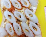☆佃煮海苔と竹輪のチーズトースト美味♬作り方2写真