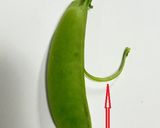 スナップえんどう🌱筋とり✨ゆで方🎶開き方作り方1写真