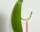 スナップえんどう🌱筋とり✨ゆで方🎶開き方作り方1写真