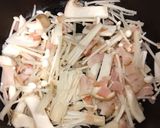 きのことほうれん草の和風パスタ作り方4写真