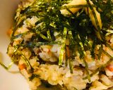 たきこみごはん●きざみ海苔ごはん作り方1写真
