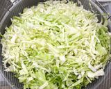 [保育園幼児食]キャベツの胡麻和え作り方1写真