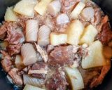 簡単！大根とこんにゃくの牛スジ煮込み作り方5写真