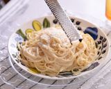 簡単ワンパン🍋レモンクリームパスタ作り方8写真
