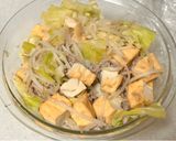 キャベツともやし厚揚げ、ひき肉の味噌炒め作り方4写真